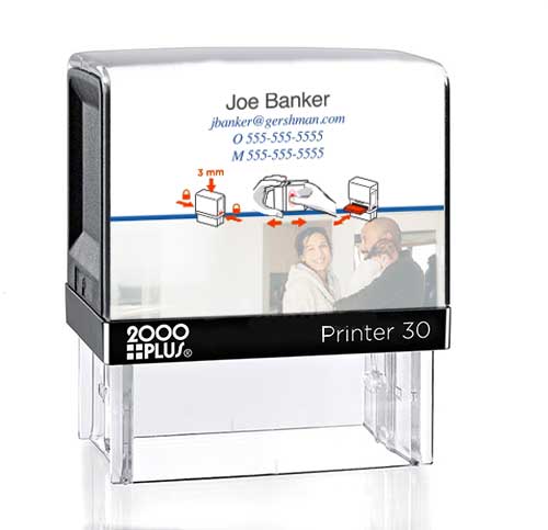 2000 Plus Printer 30 Self-inking Stamp - Gershman Mortgage - Image 2