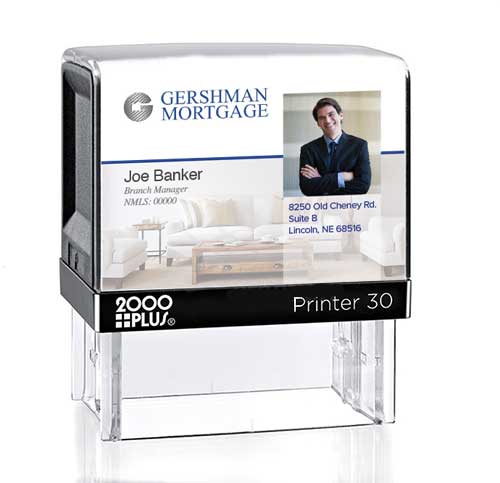 2000 Plus Printer 30 Self-inking Stamp - Gershman Mortgage