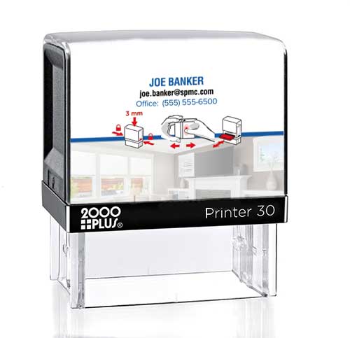 2000 Plus Printer 30 Self-inking Stamp - Sierra Pacific - Image 2